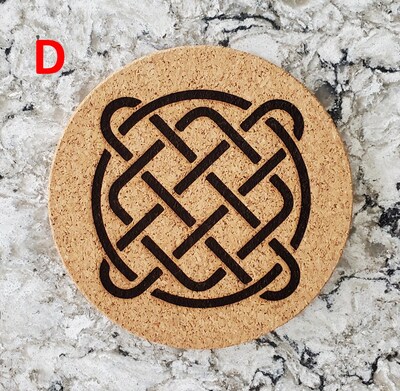 Round Cork Trivets - 6 Design choices with Picture Graphics - image6
